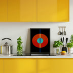 Abstract Circles Vertical Line