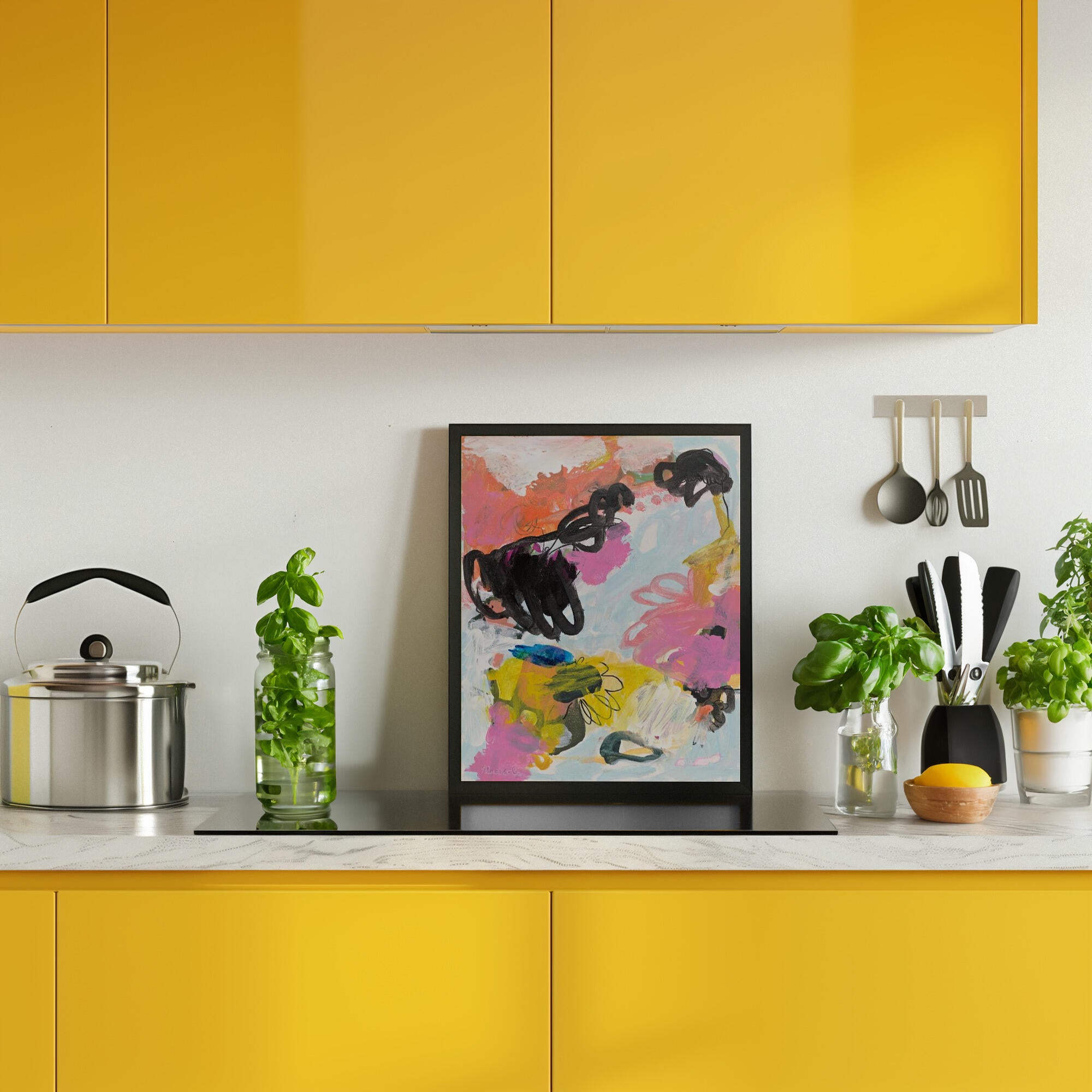 Joyful Abstract Bloom
