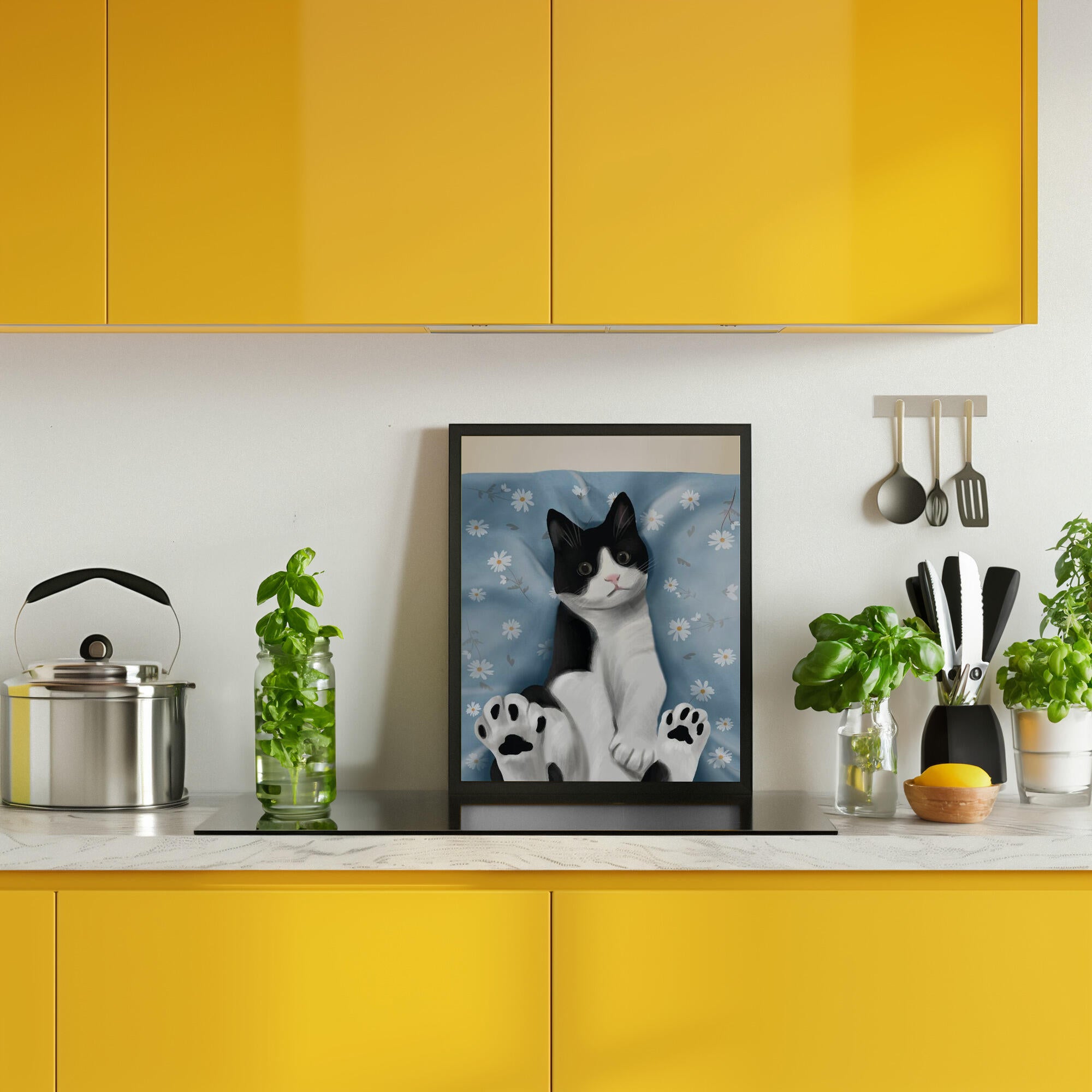 Cute Tuxedo Cat