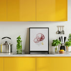 Blush Gold Abstract Flow
