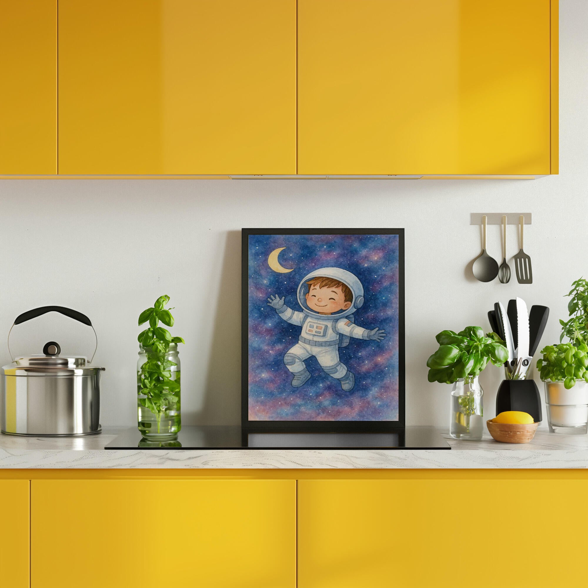 Smiling Astronaut Boy