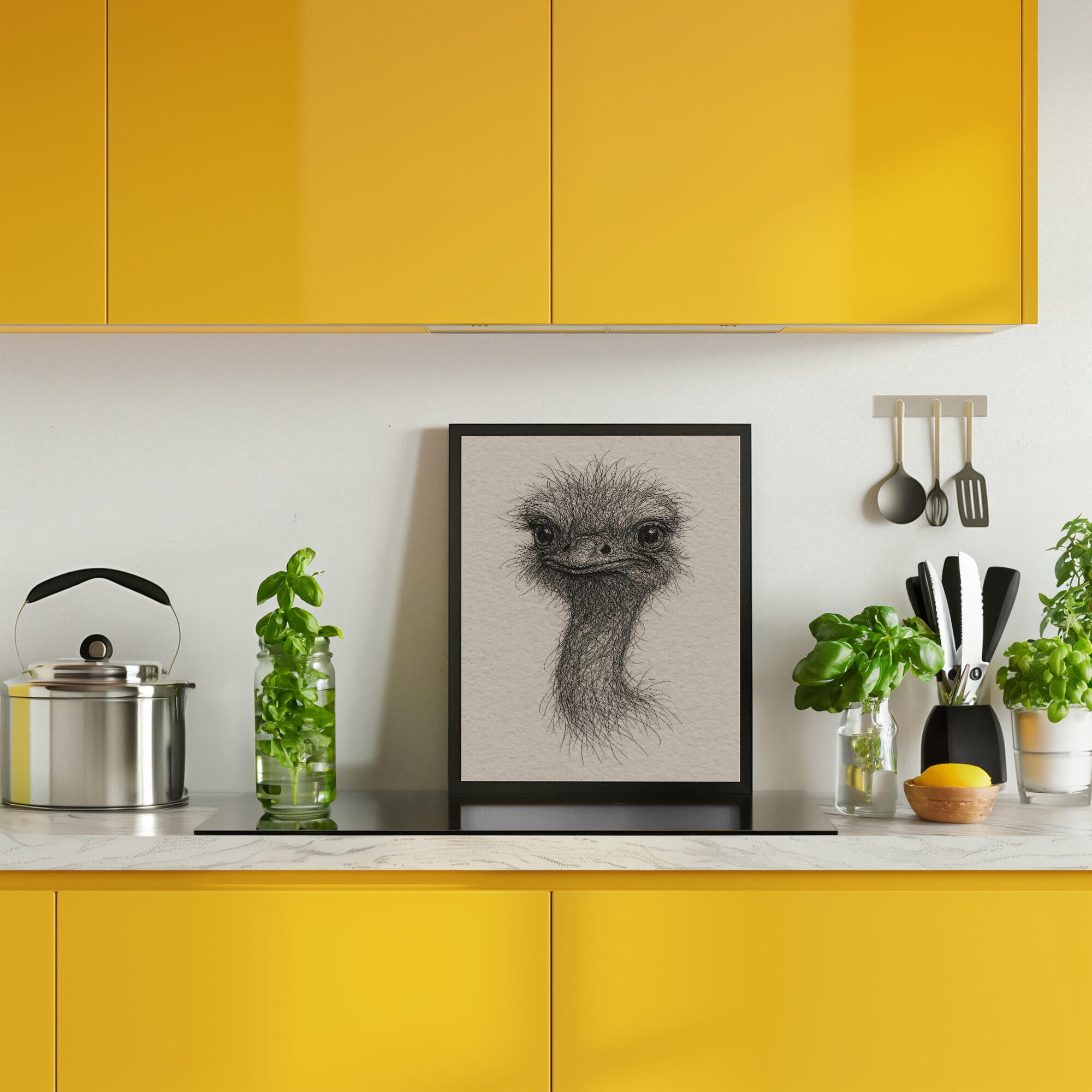 Friendly Emu Sketch