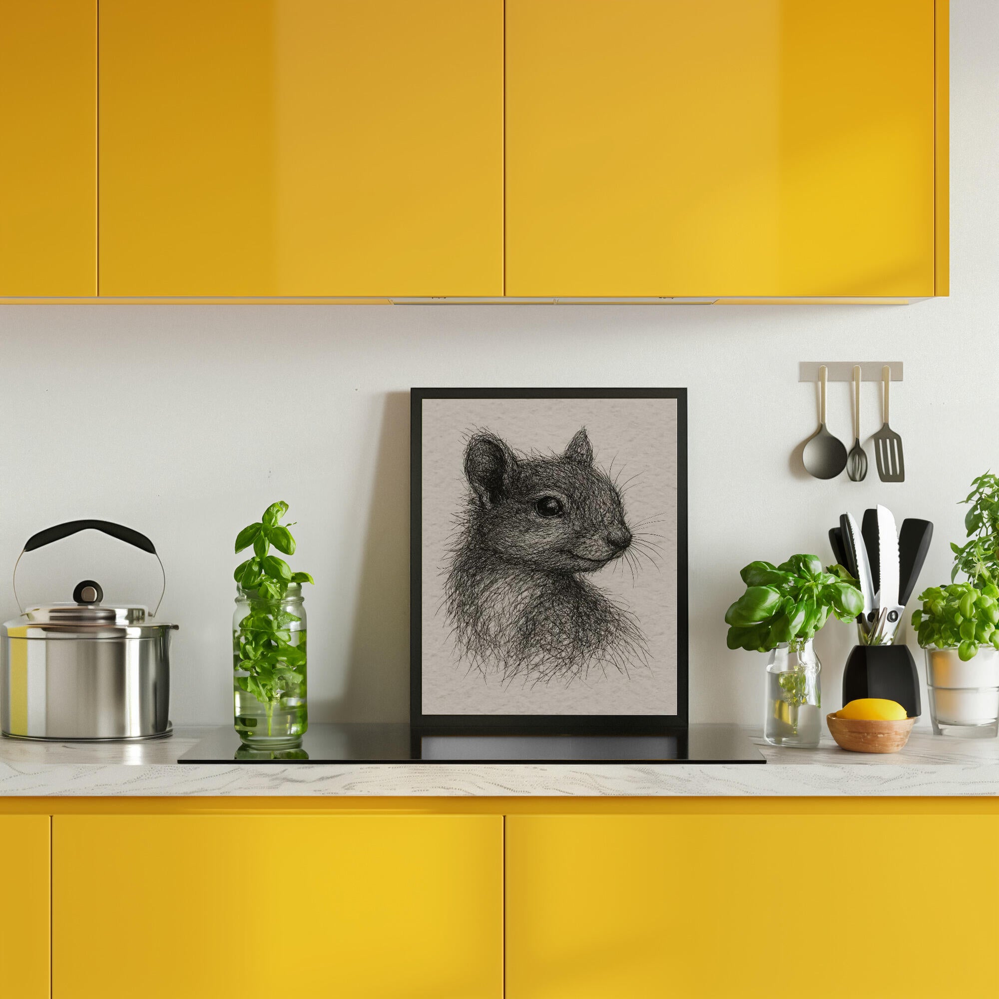 Woodland Squirrel Portrait