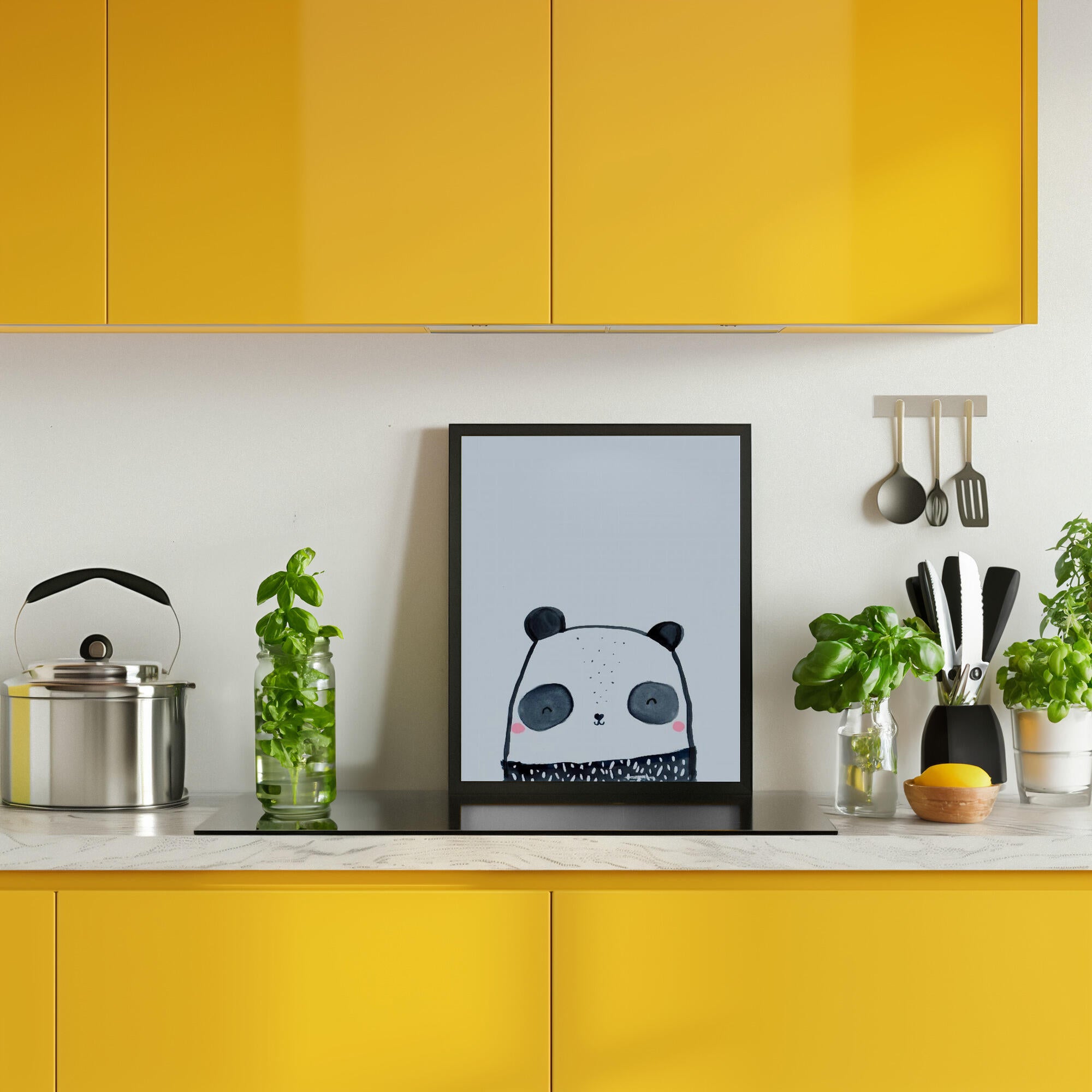 Happy Panda Face