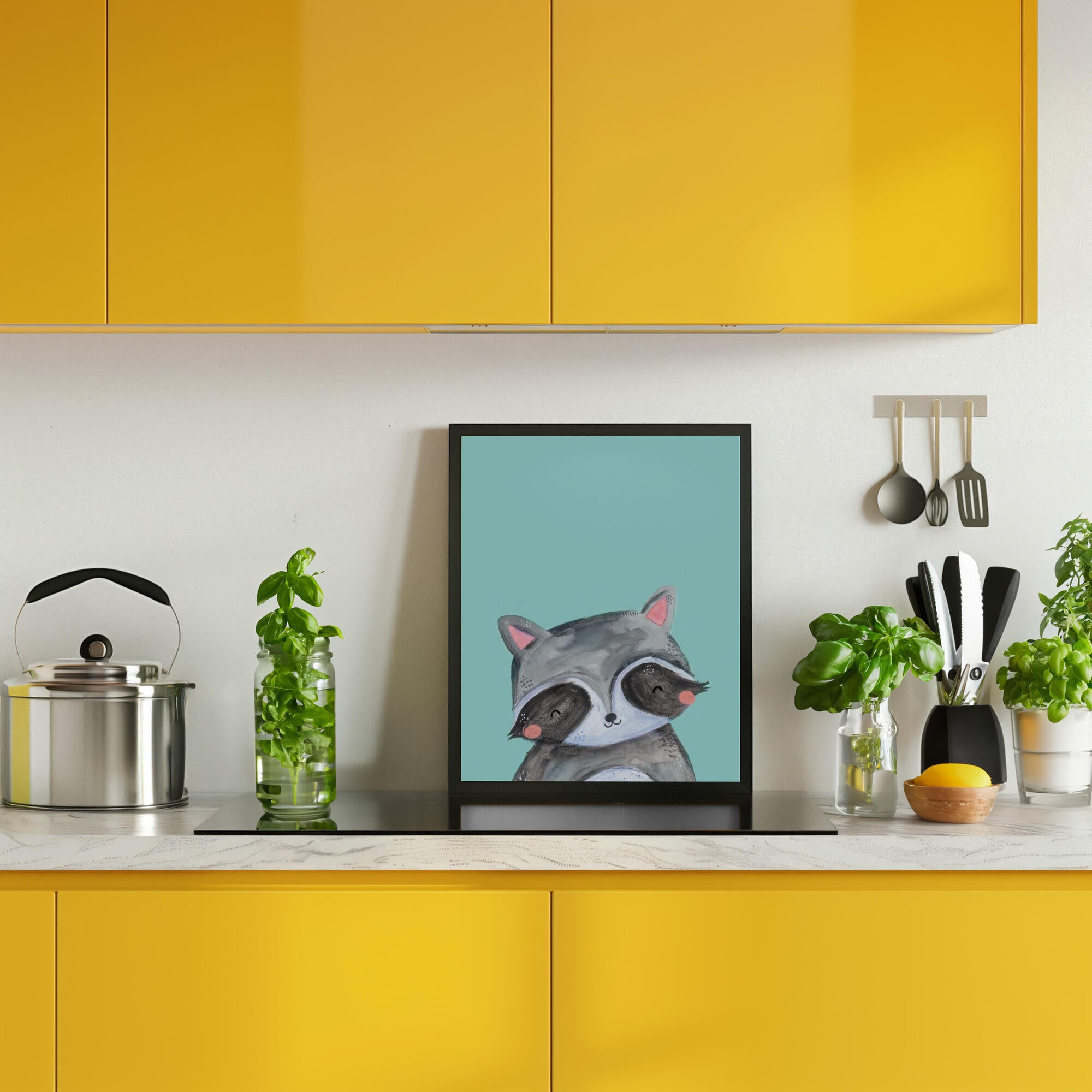 Cute Raccoon Smile