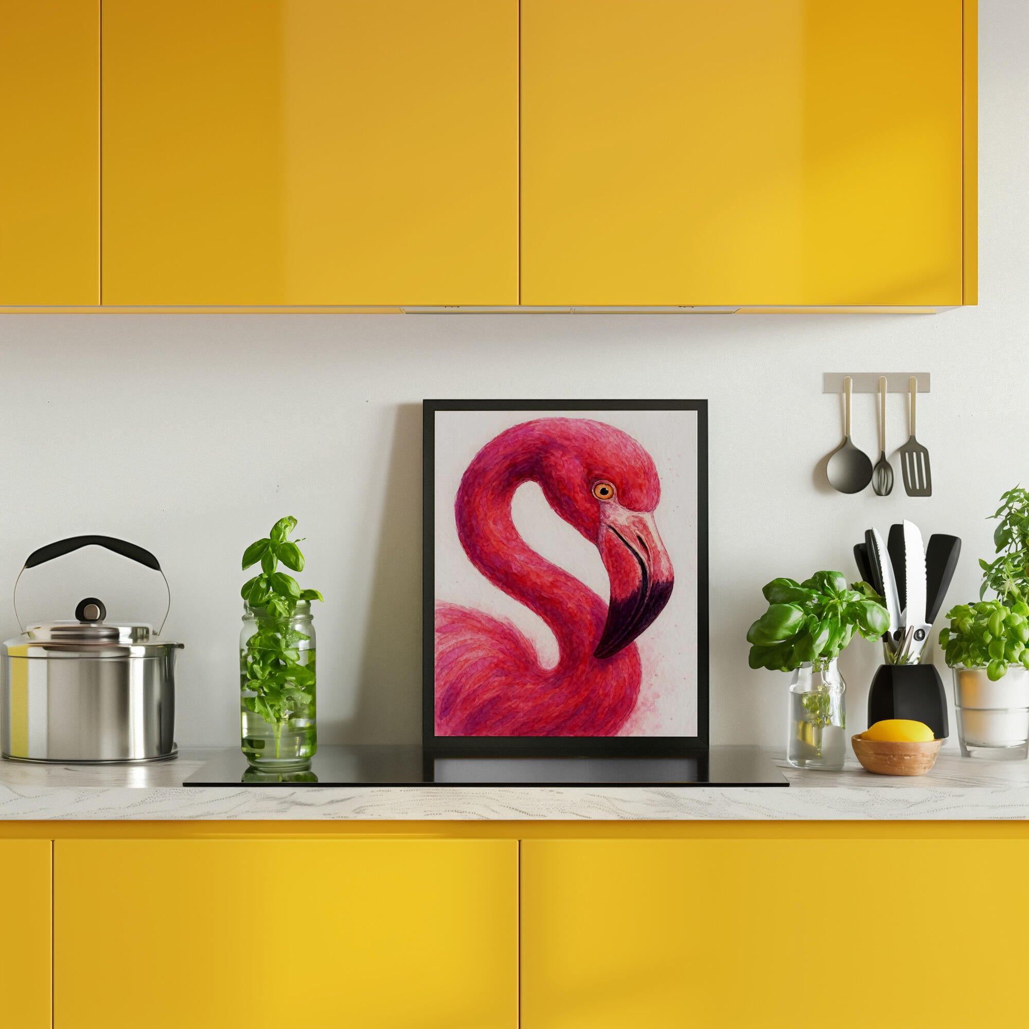 Elegant Pink Flamingo