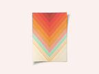 Retro Chevron Color Gradient