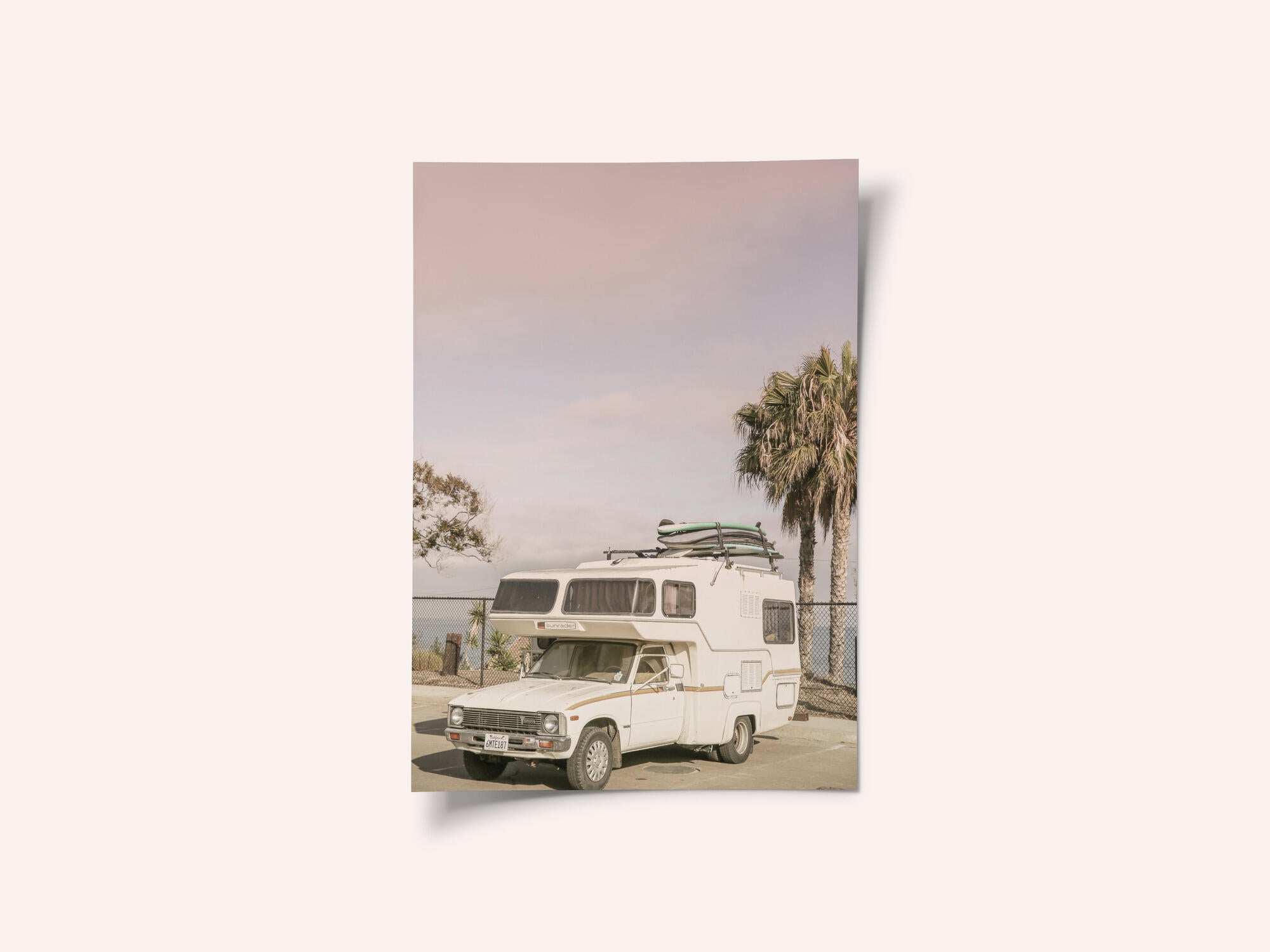 Vintage Camper Parked