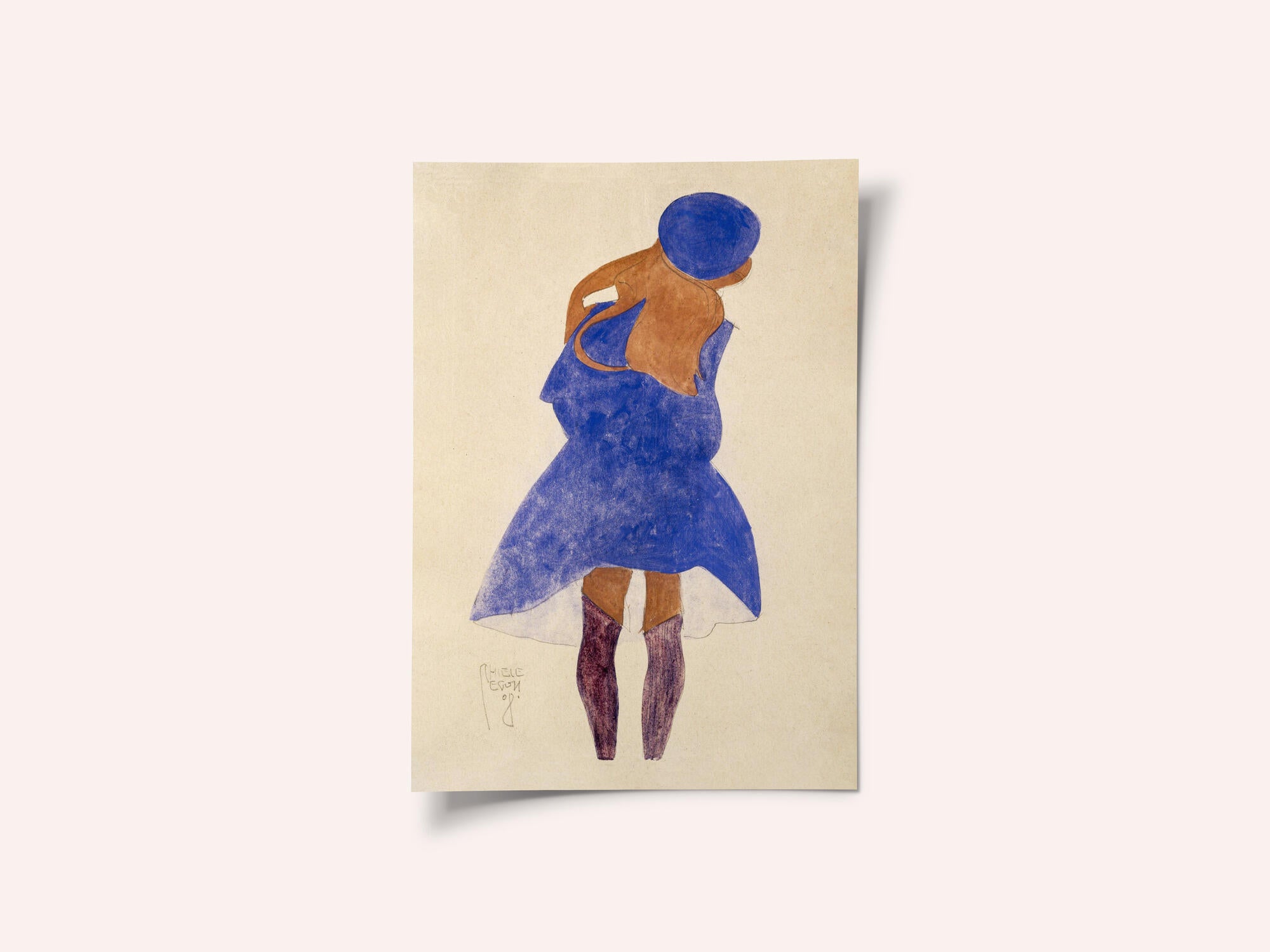Standing Girl, Back View 1908