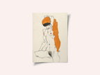 Standing Nude With Orange Drapery 1914