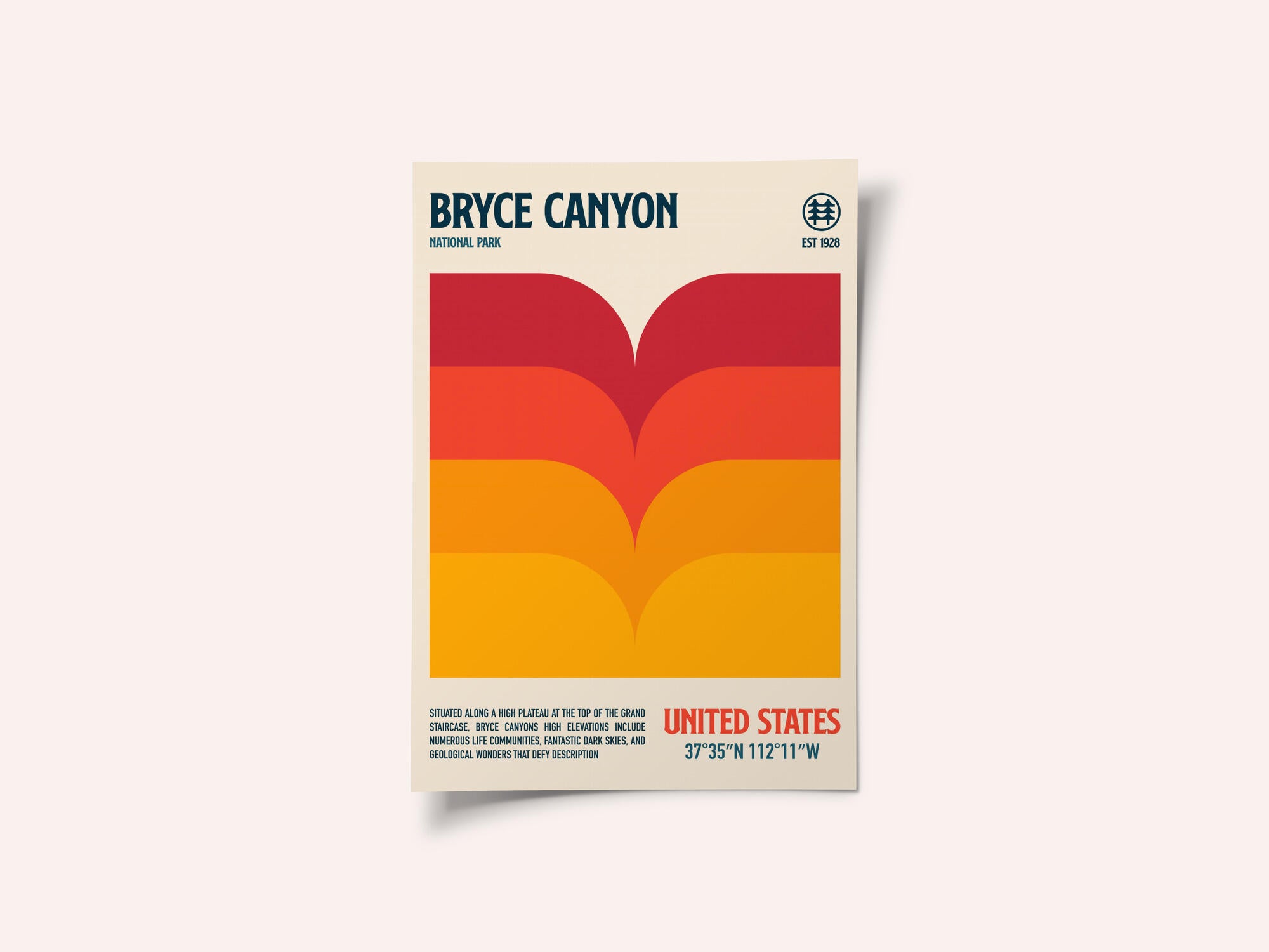 Bryce Canyon National Park Travel Poster