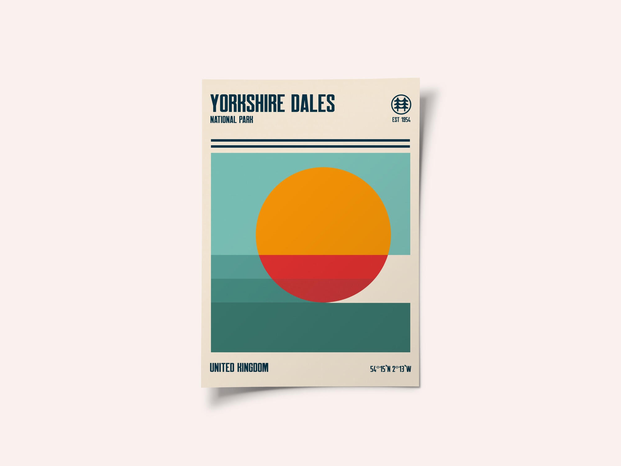 Yorkshire Dales National Park Travel Poster