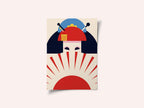Geisha Girl Retro Minimalist Design