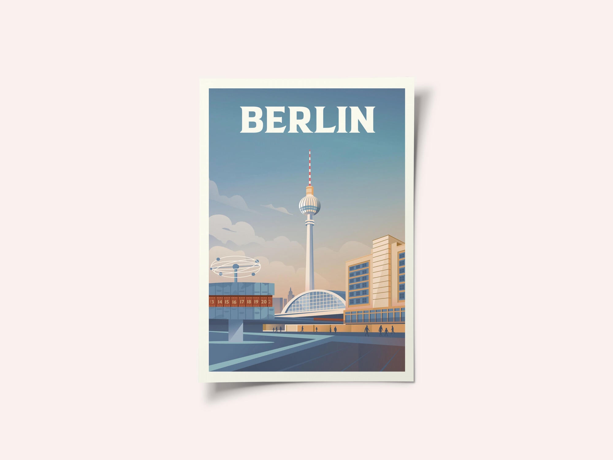 Berlin Cityscape Travel Print