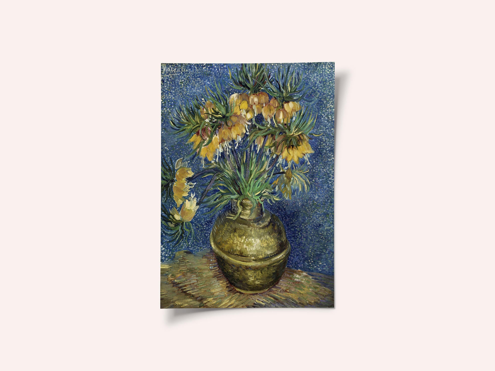 Vincent Van Gogh's Imperial Fritillaries In a Copper Vase (1887)
