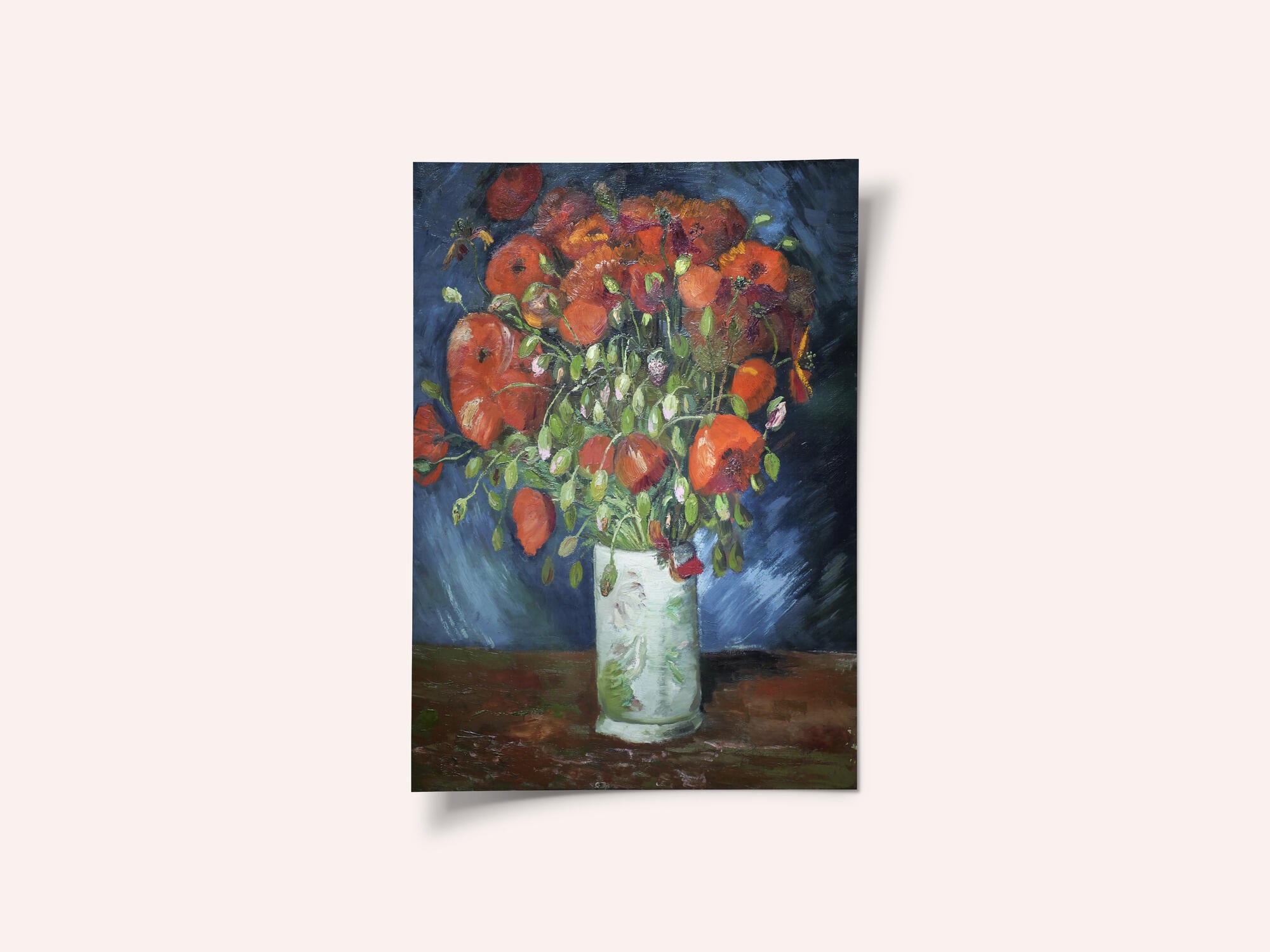 Vincent Van Gogh's Vase With Poppies (1886)