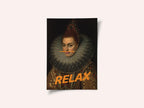 Relax Altered Oil Painting