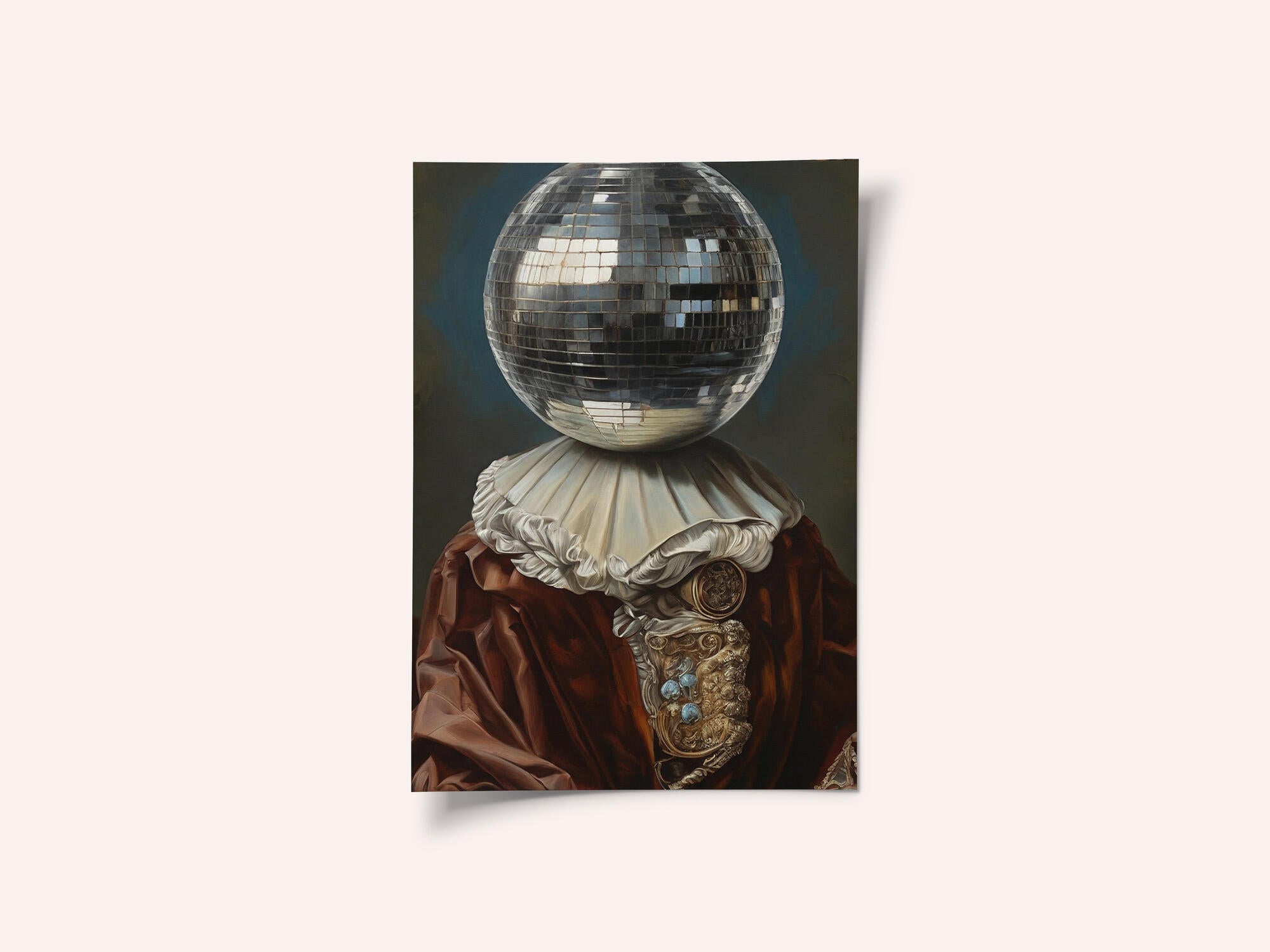 Antique Disco Ball, A Man with Disco head