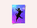 Happy Space Cat