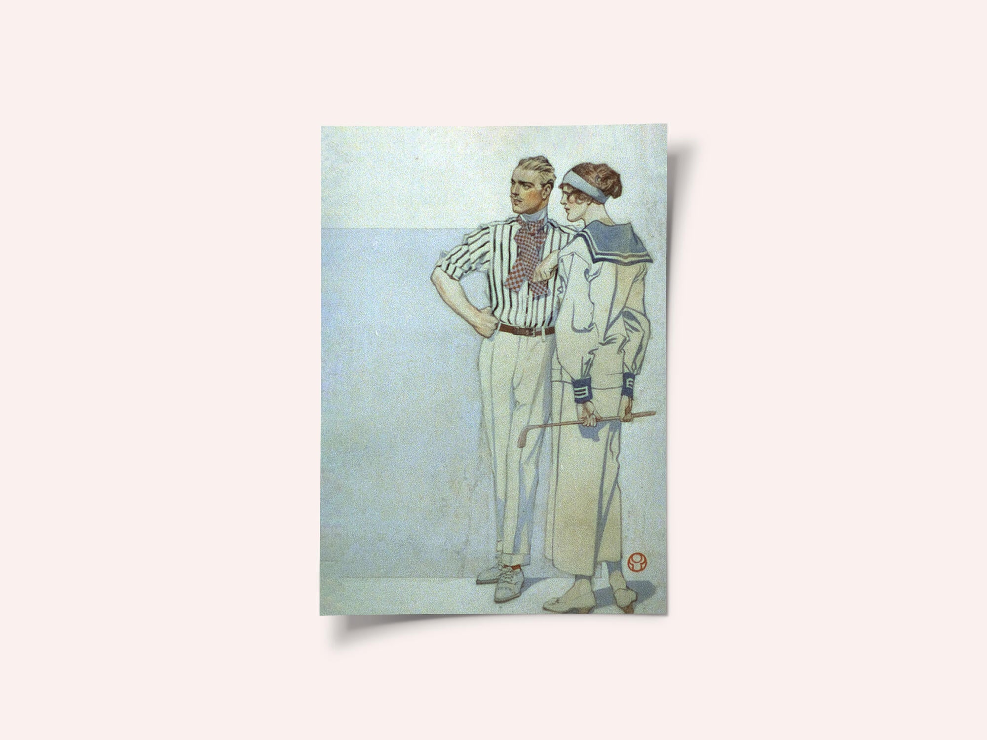 Man and Woman In Sport Clothes (1913)