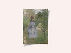 Girl With Dog By Claude Monet