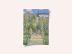The Artist's Garden At Vétheuil (1881) By Claude Monet