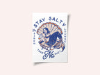 Stay Salty Siren Lounge Pin-Up Mermaid
