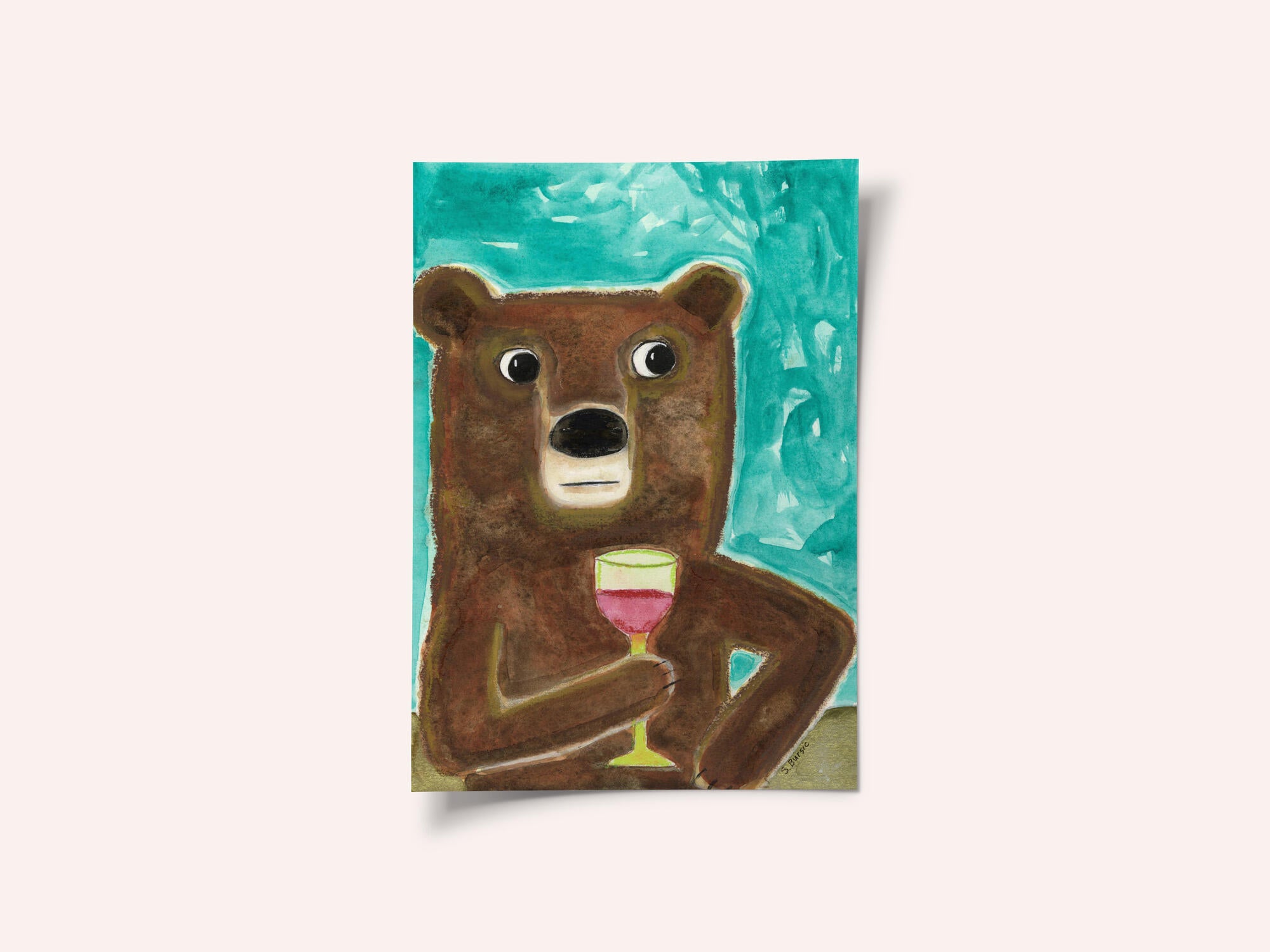 Mr. Bear at the Bar