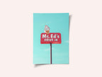 Mr. Ed's Drive In Vintage Sign in Urbana, Missouri, USA