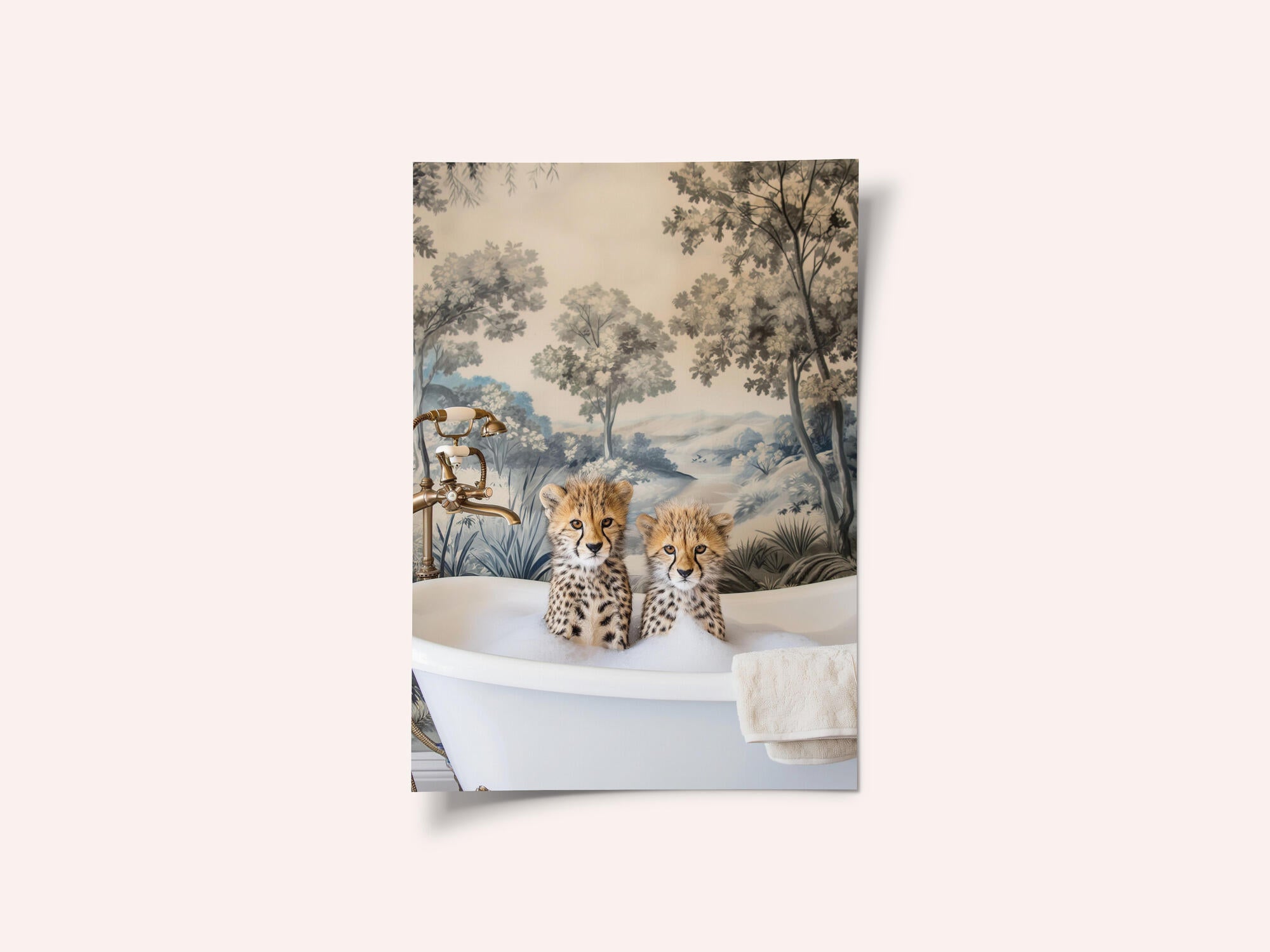 Cheetah Bath Time Duo