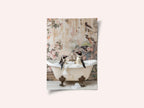 Penguin Pals in a Bubble Bath