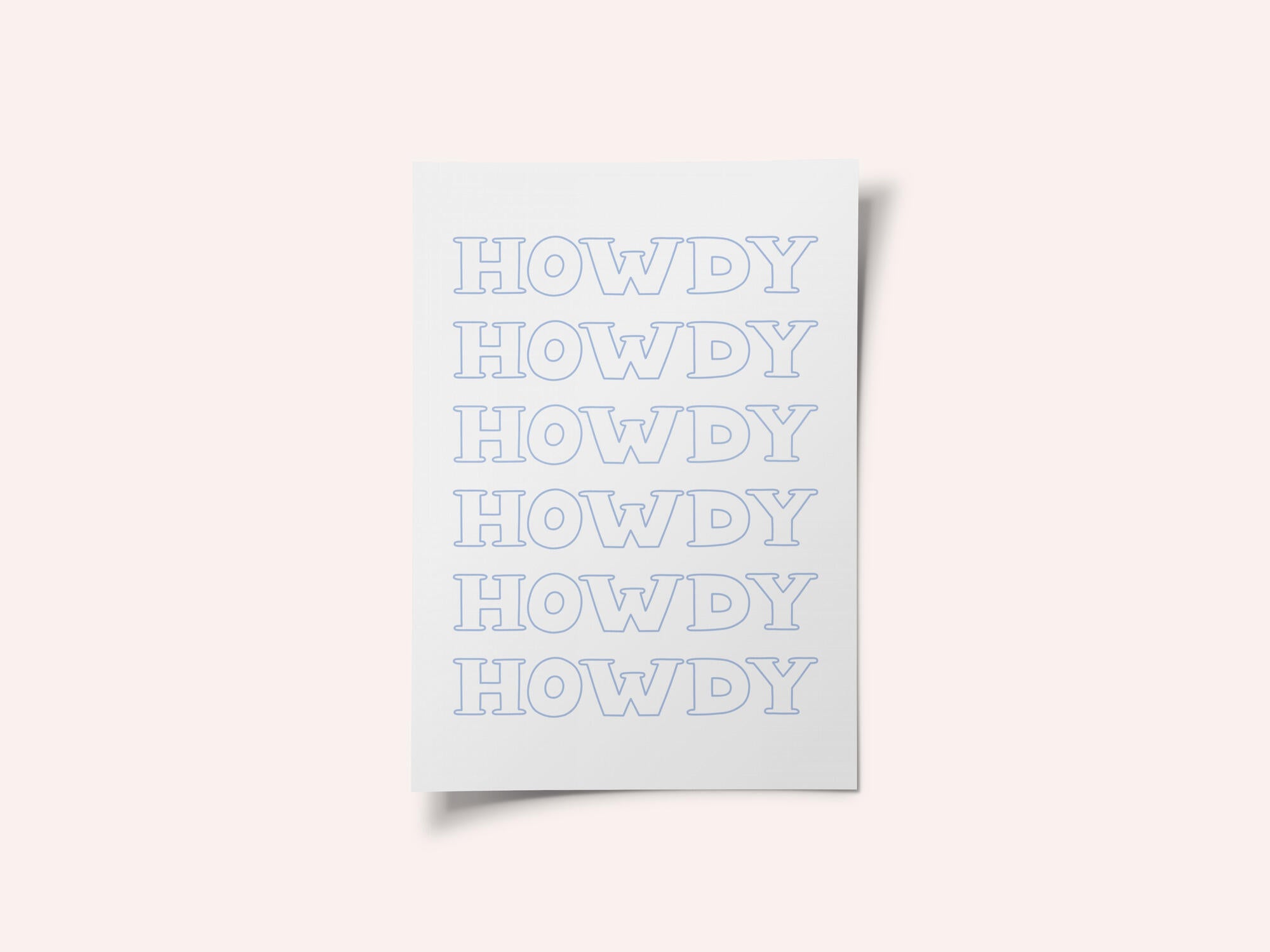 Blue Howdy