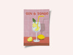 Gin and Tonic Cocktail