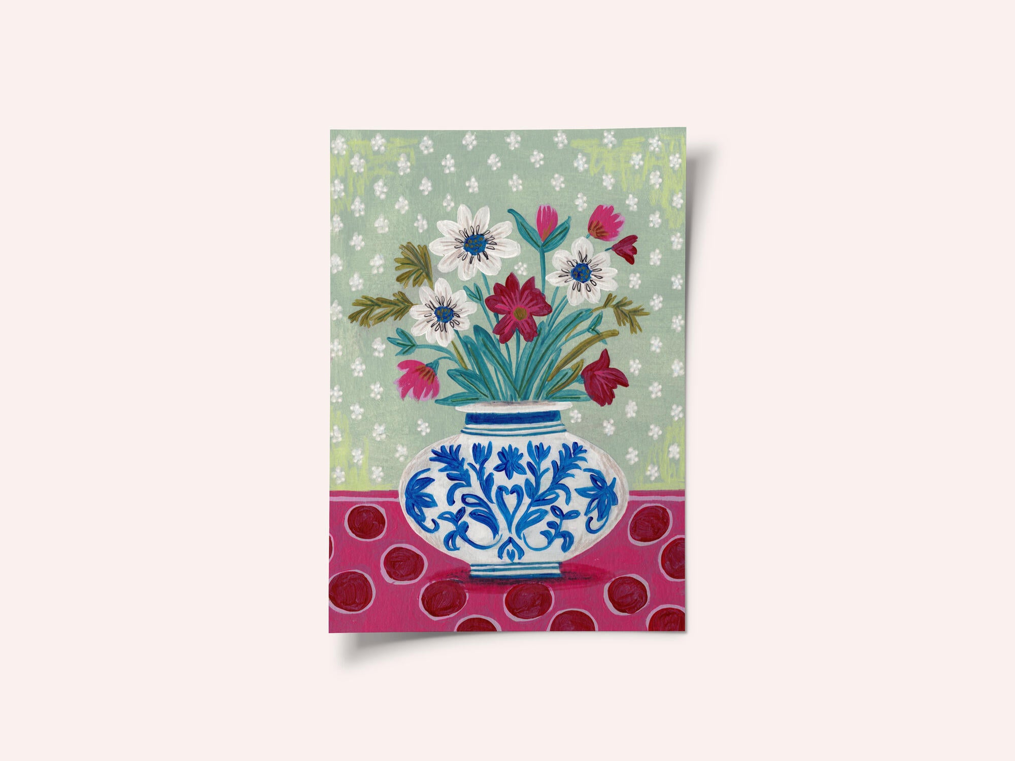 Flowers in Vase Still life