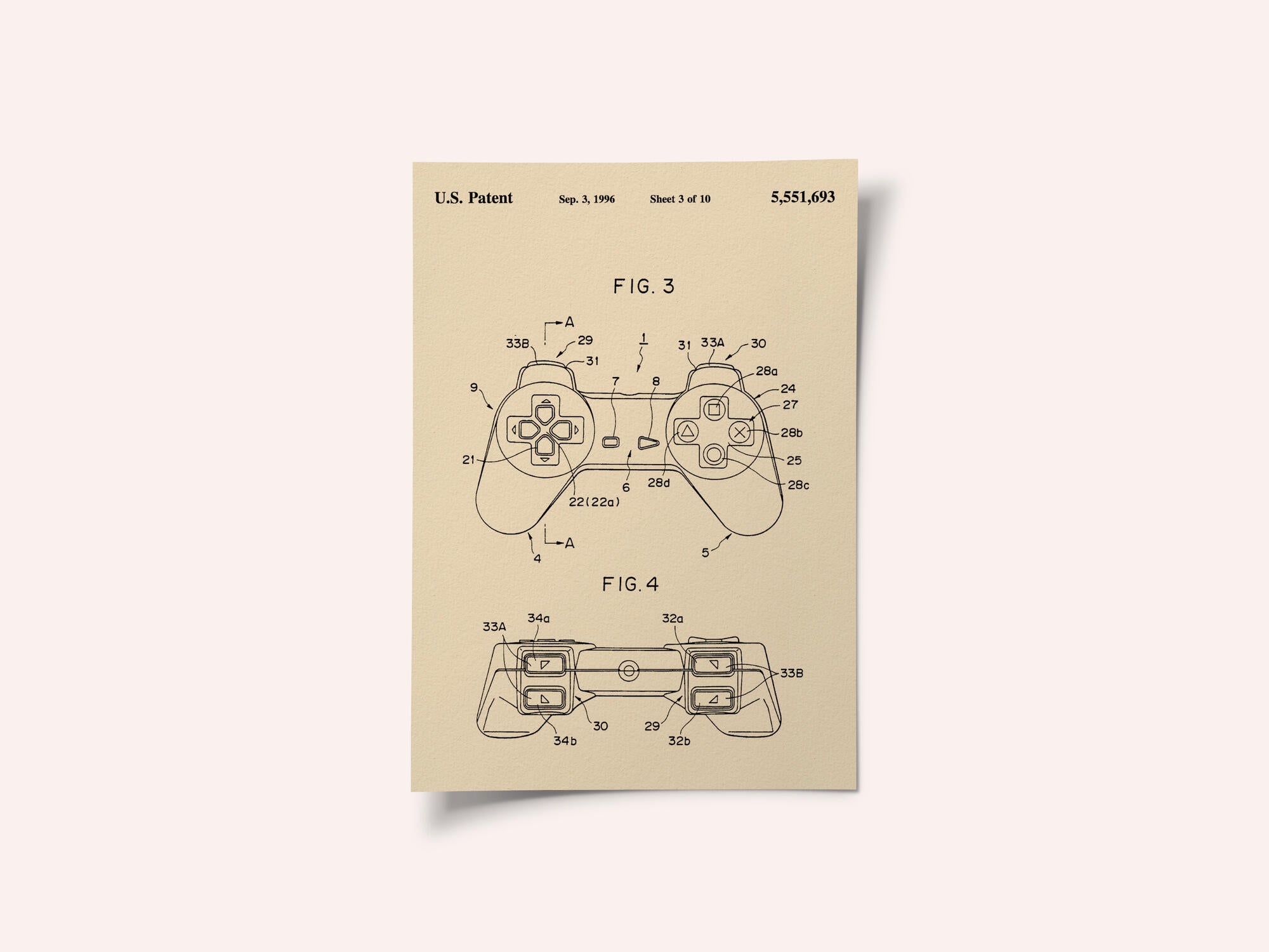 Controller Unit Patent 1996