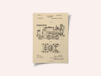 Locomotive Patent 1886