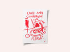 Cake and Champagne