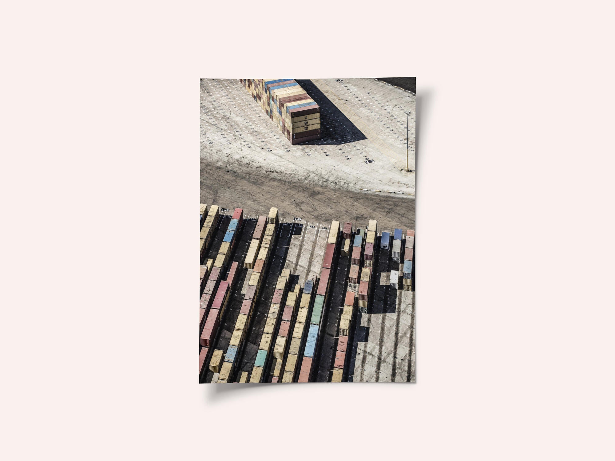 Stacked Shipping Containers