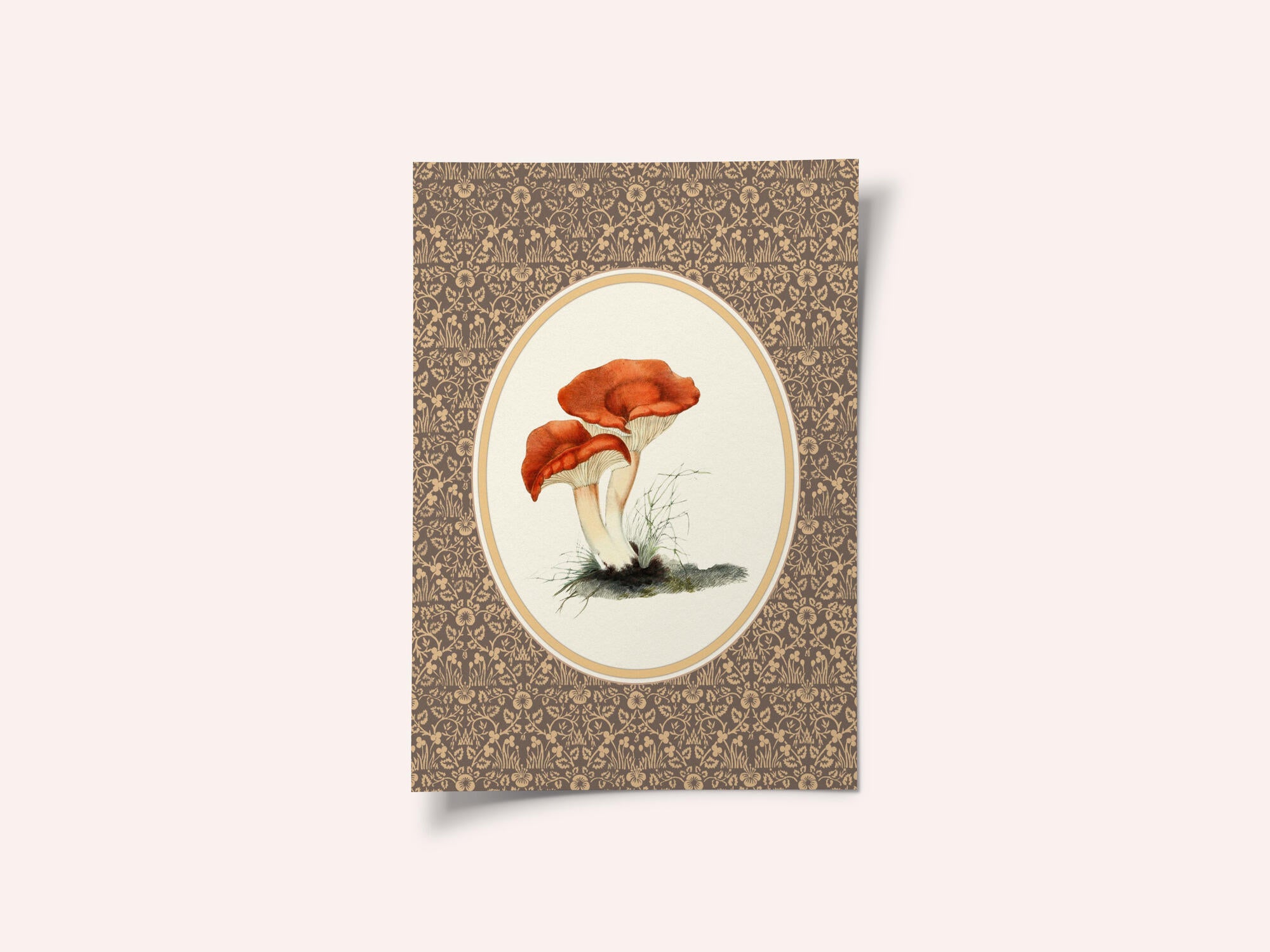 Vintage Mushroom Illustration