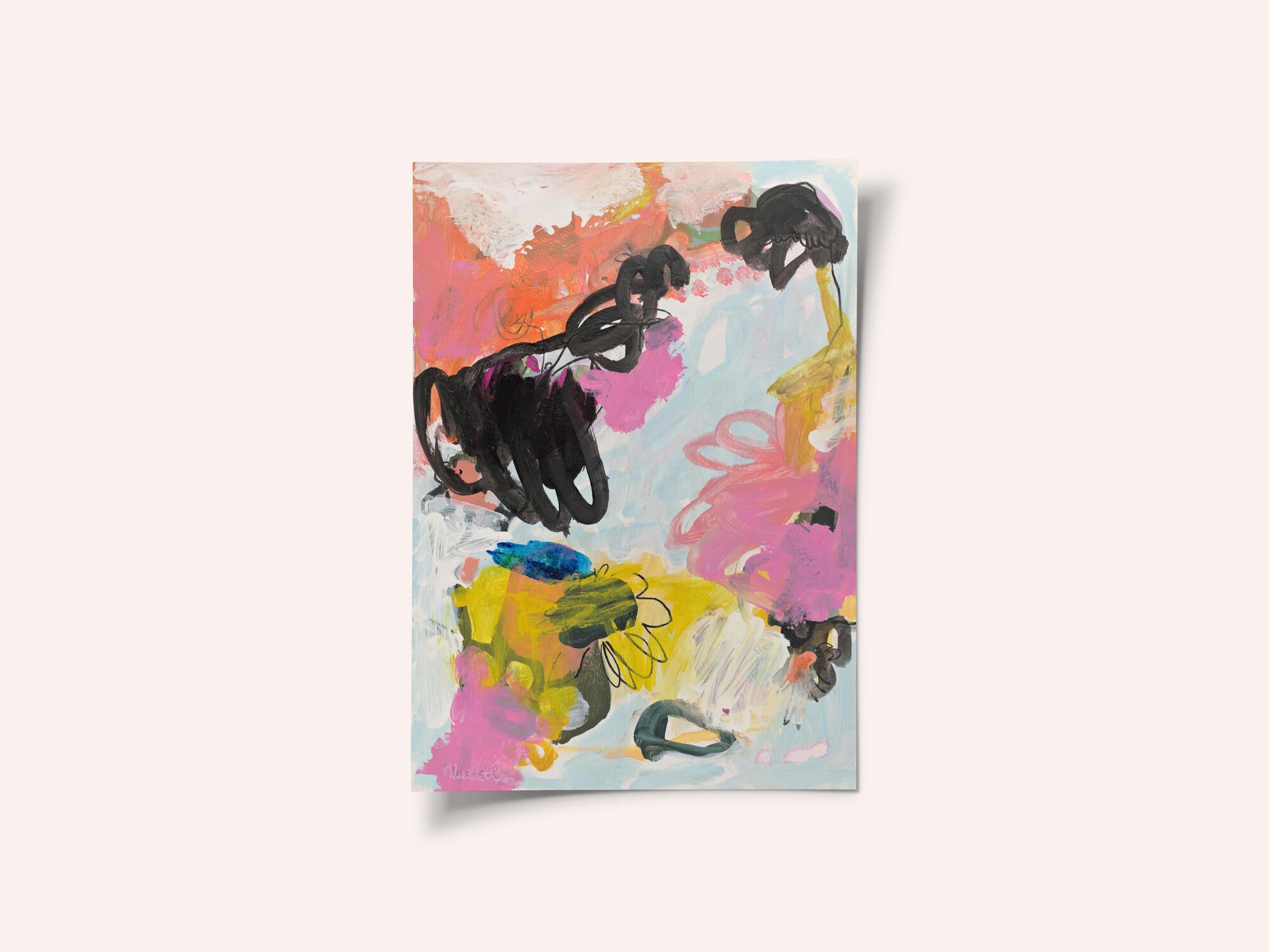 Joyful Abstract Bloom