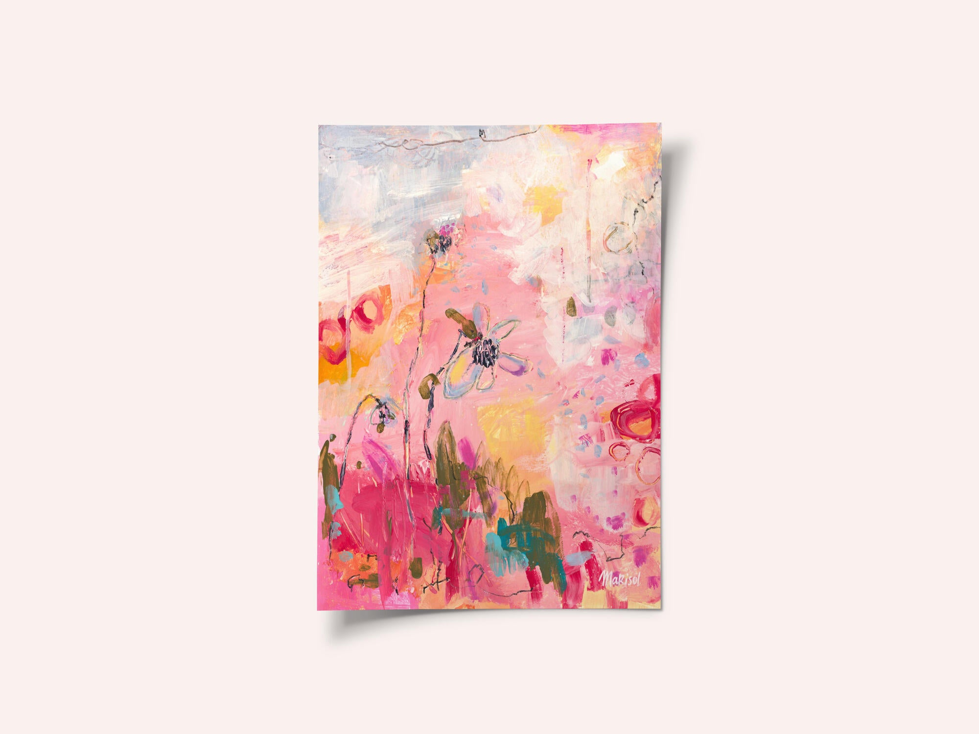 Vibrant Pink Garden