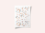 Warm Cool Abstract Dots