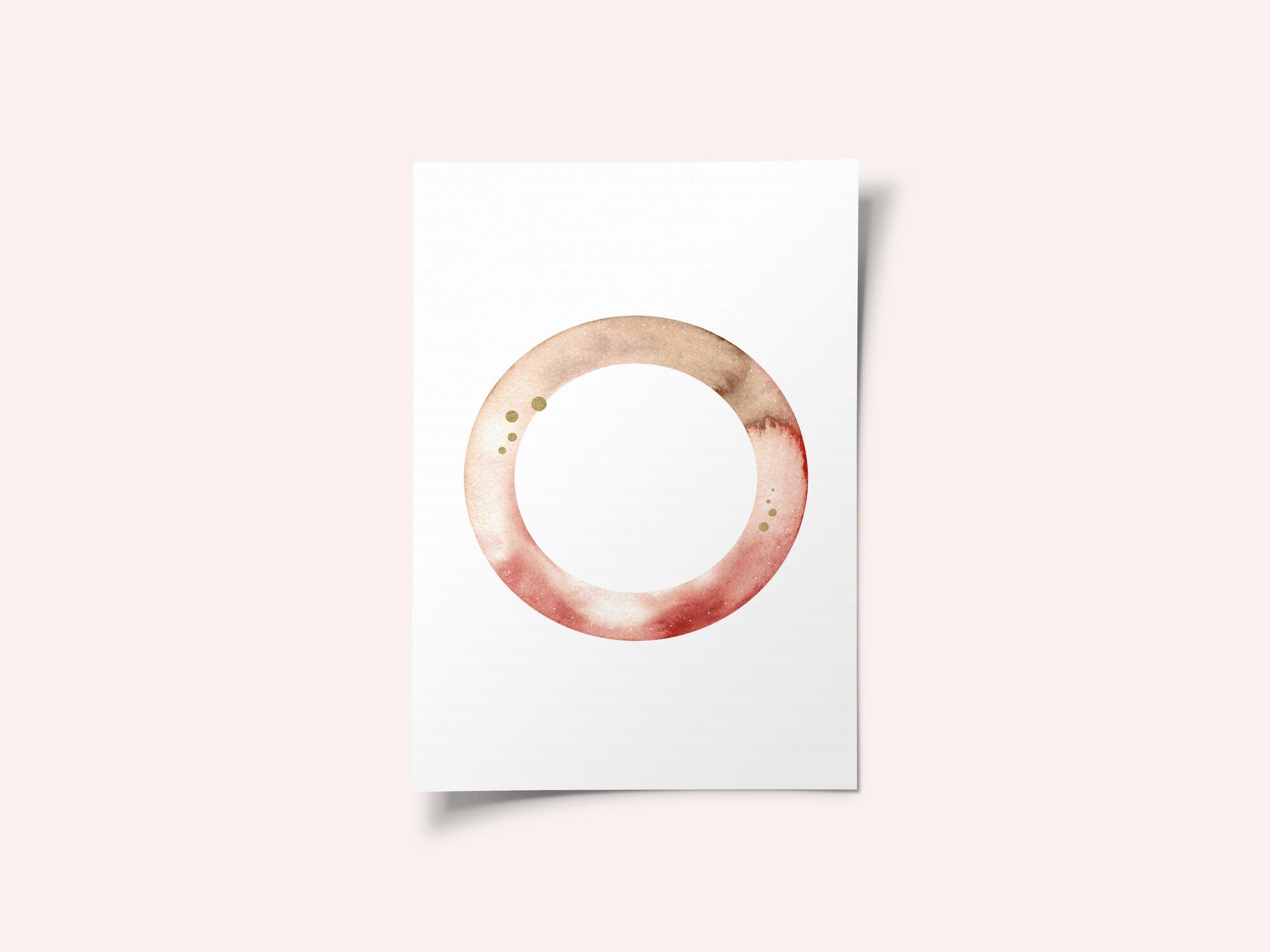 Blush Gold Circle