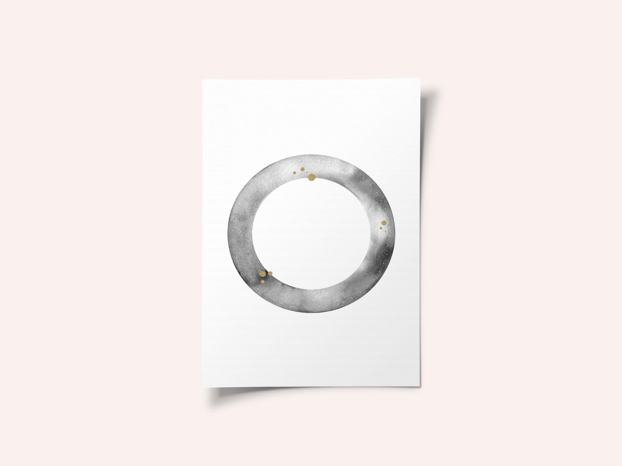 Golden Grey Circle