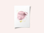 Blush Gold Fluid Shapes