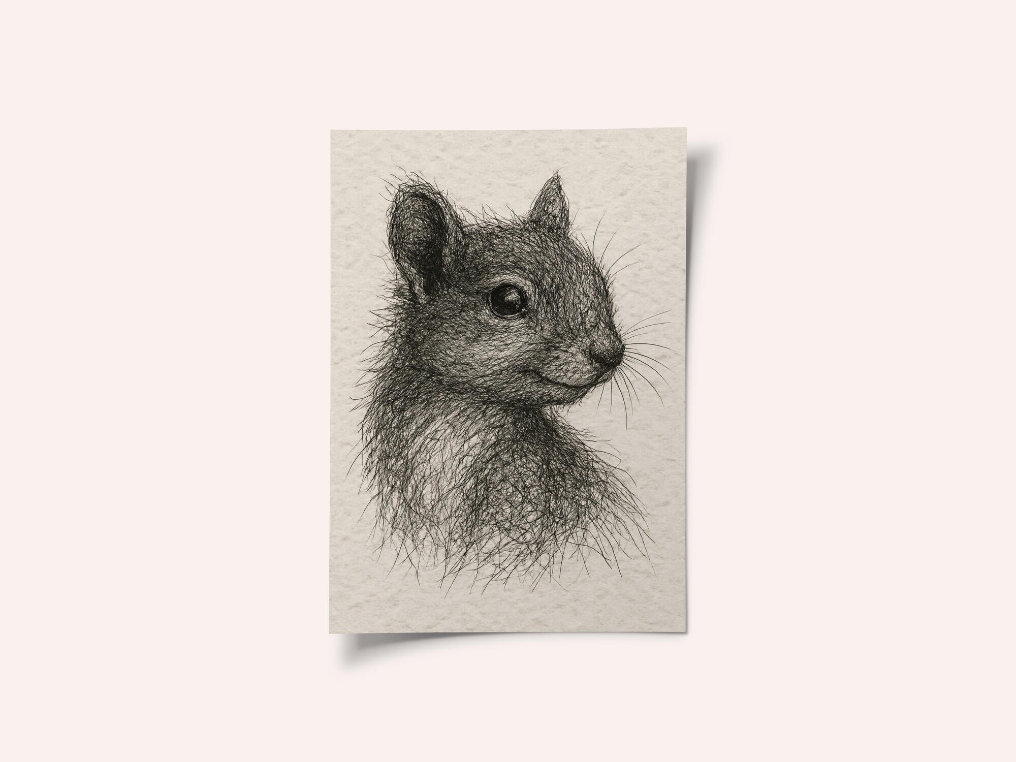 Woodland Squirrel Portrait