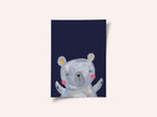 Happy Grey Bear