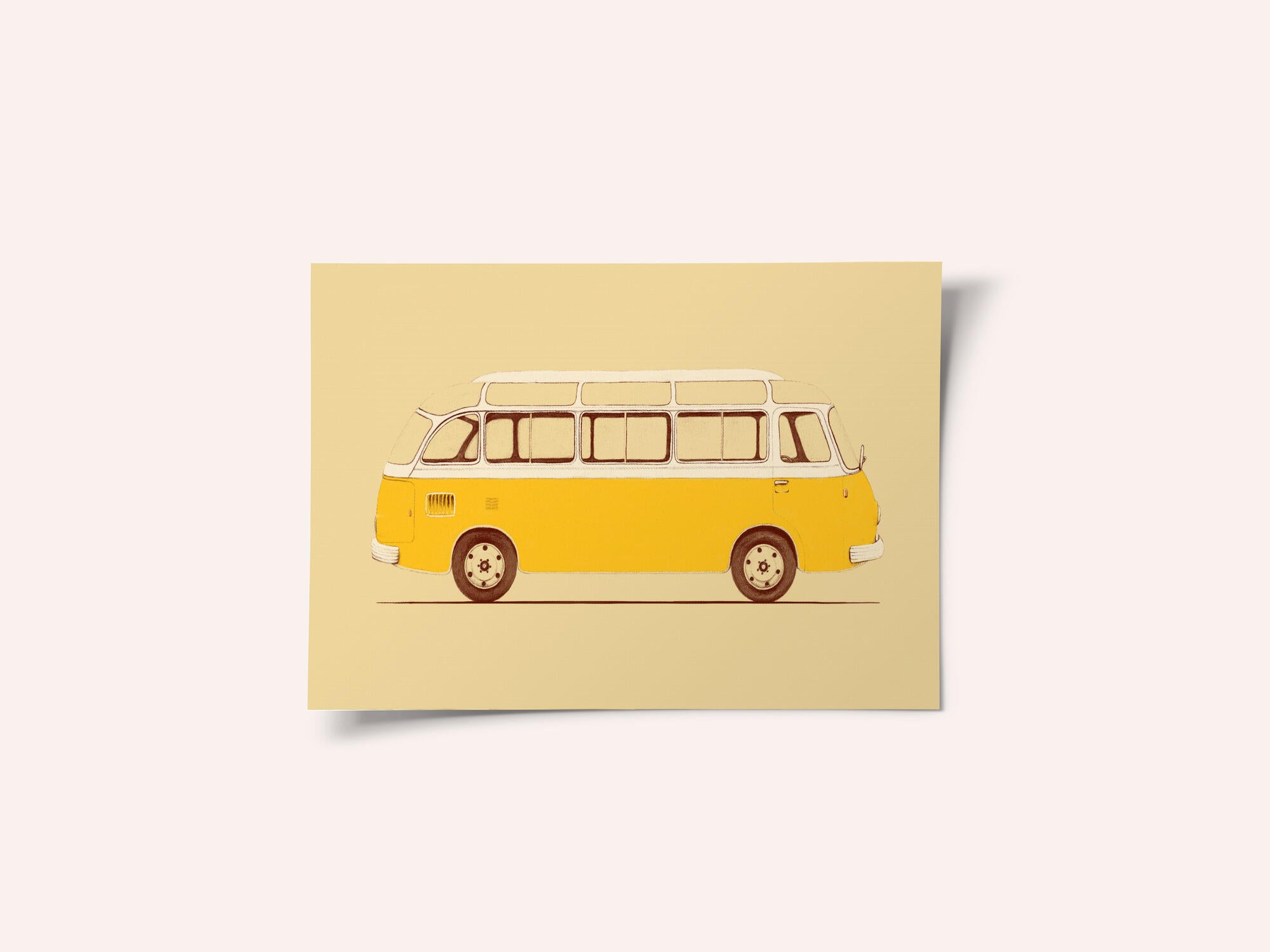 Vintage Yellow Bus