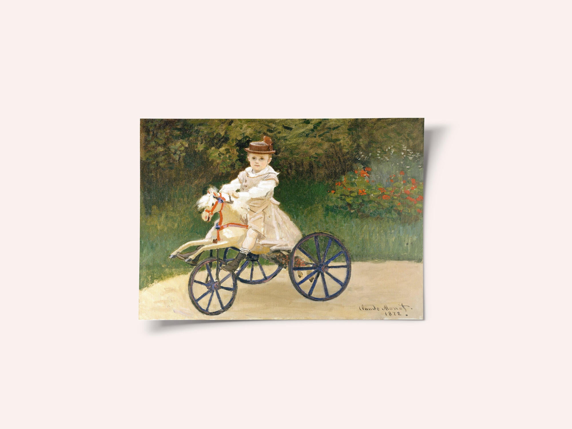 Jean Monet On His Hobby Horse (1872) By Claude Monet