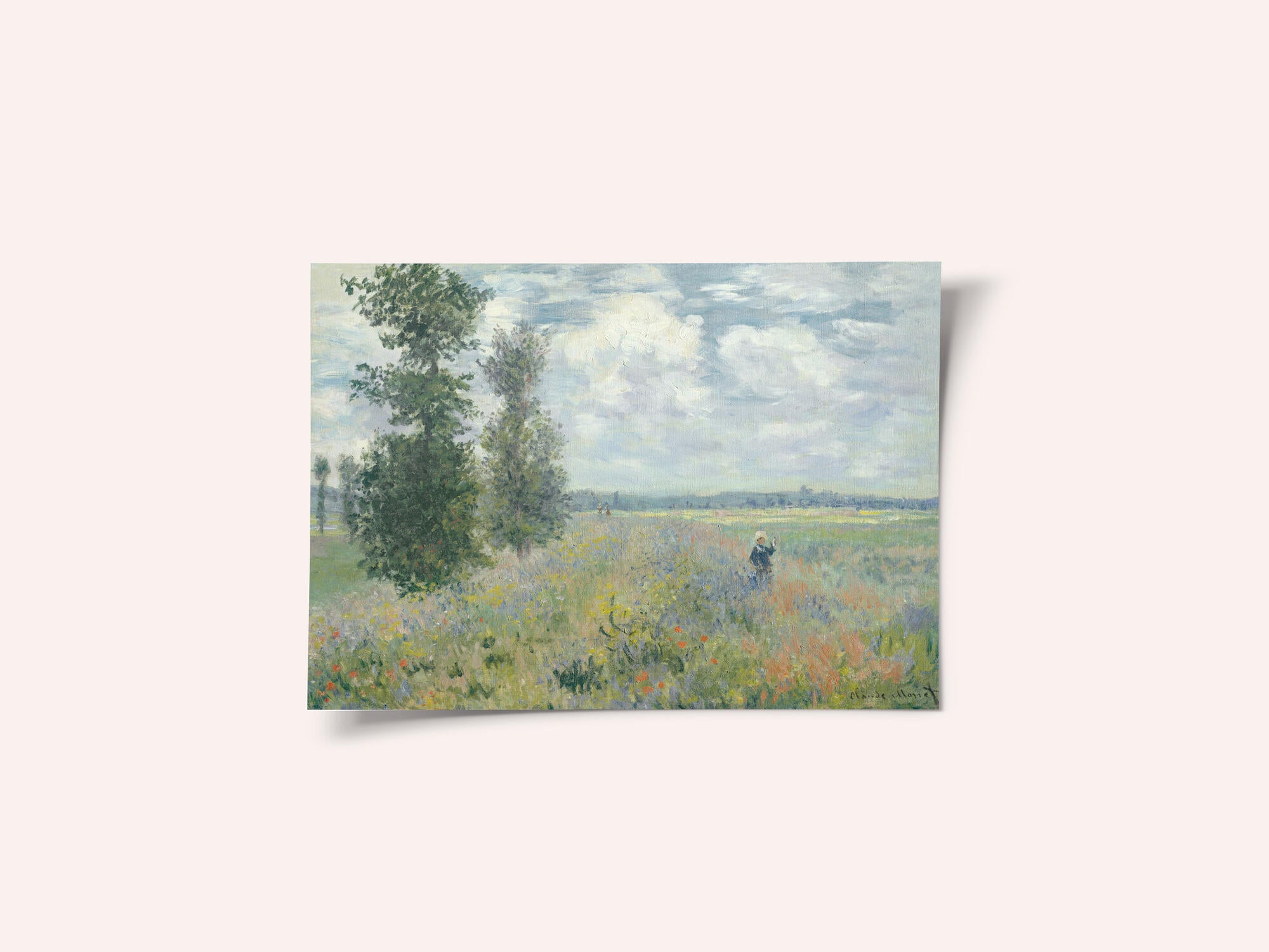 Poppy Fields Near Argenteuil (1875) By Claude Monet